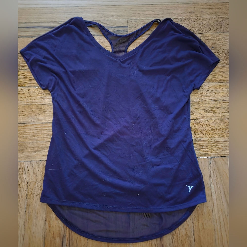 Old Navy Women's Navy Short Sleeve Tee